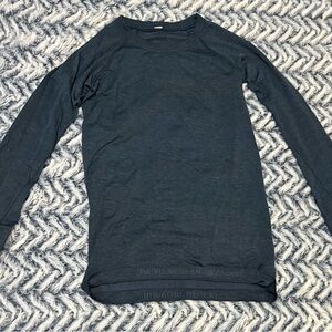 Lululemon Athletica Navy Blue Long Sleeve Swiftly Tech Tee